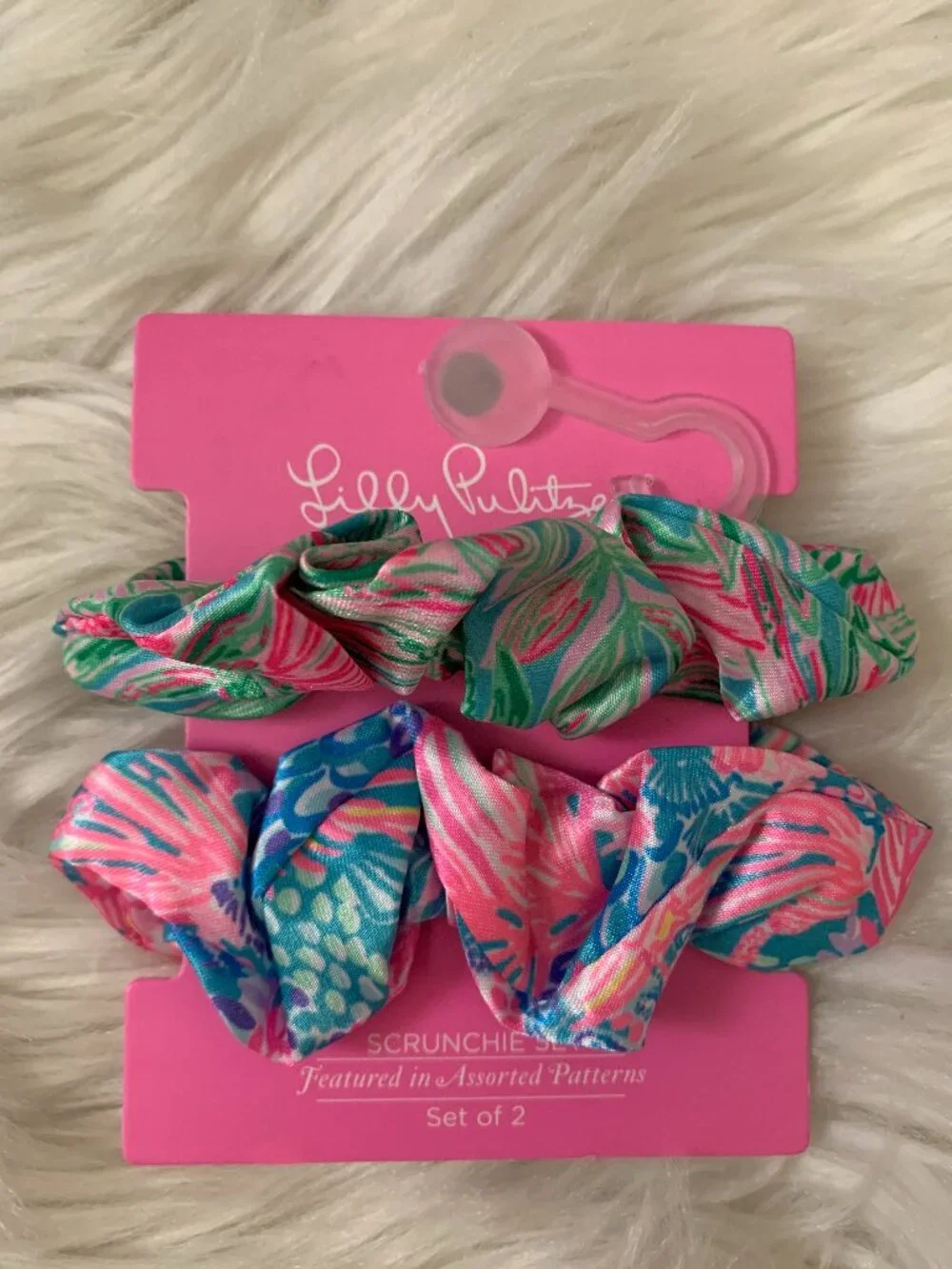 LILLY PULITZER Assorted Scrunchie Set 2 Pcs